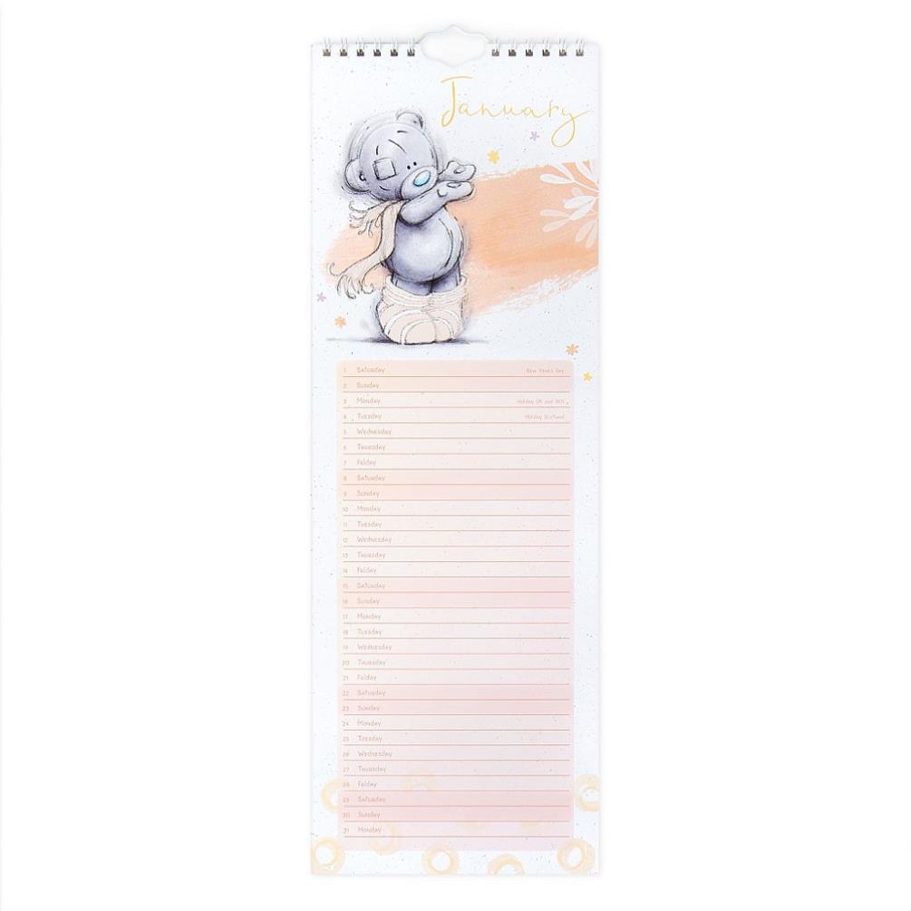 2022 Me to You Bear Slim Calendar Extra Image 1